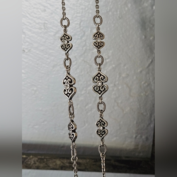Brighton Alcazar Heart Long Crystal Necklace - Picture 3 of 6